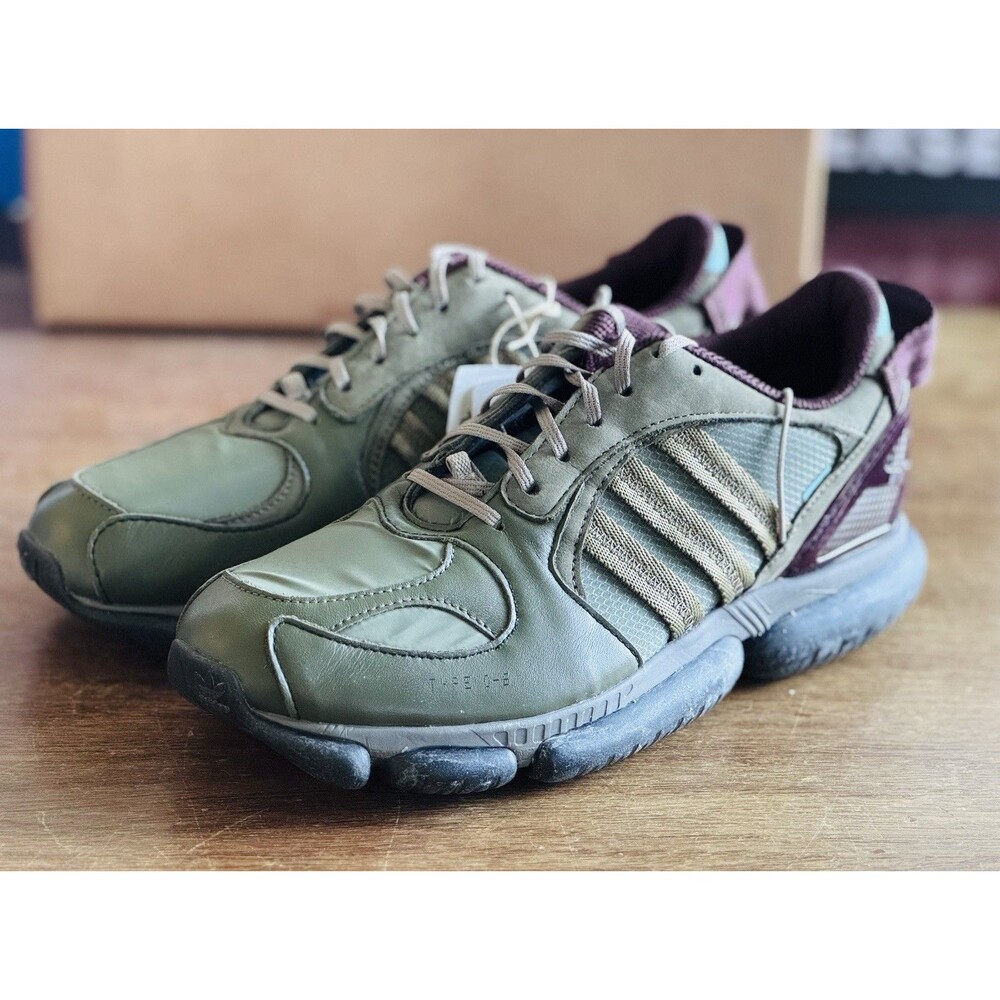 Men’s Size 7.5 adidas OAMC Type O-6 Earth Green Raw Khaki Solar Lime FY6725 NWOB
